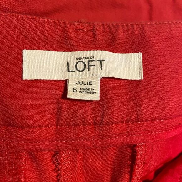 Loft Ann Taylor Coral The Riviera Julie Pants - Picture 5 of 7